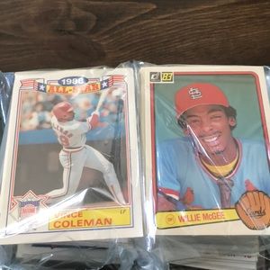 ST. LOUIS CARDINALS Assorted Baseball Cards ‘81-91